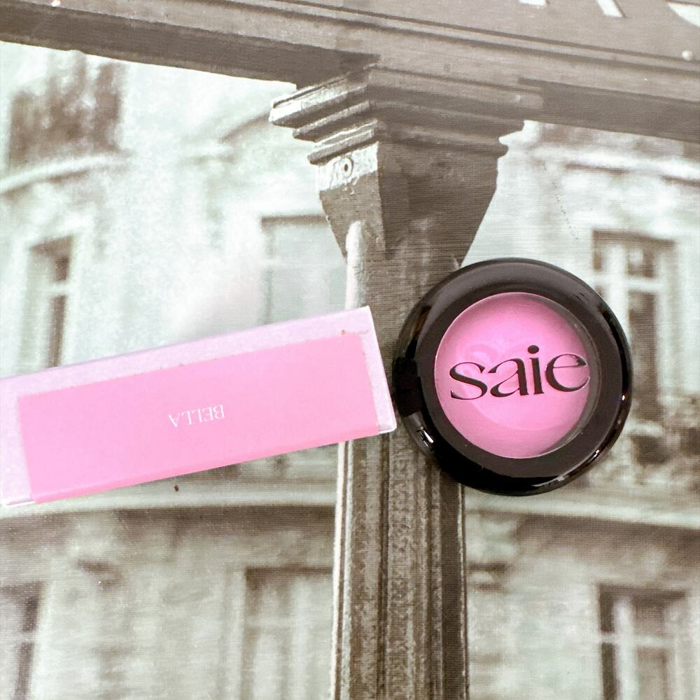 Saie SuperSuede Radiant Blush Powder Shade Bella Talc-Free Baked Blush NIB - Picture 2 of 3